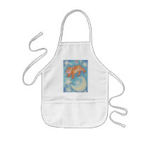 Over the Moon kid's apron