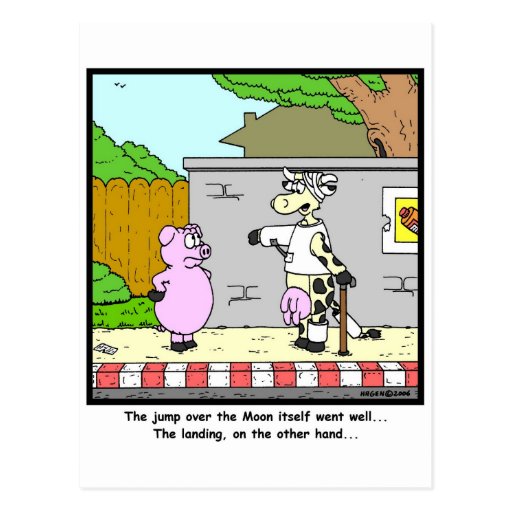 Over the Moon Post Card