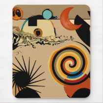 Over the Ocean - Abstract Mousepad