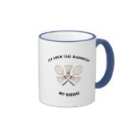 Over the Rainbow Badminton Coffee Mugs
