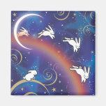 OVER THE RAINBOW BRIDGE REFRIGERATOR MAGNETS