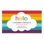 Over The Rainbow Mommy Card / Calling Card Business Card Templates