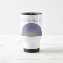 Over The Rainbow - travel mug by Horseshoes3 Over The Rainbow - travel mug