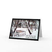 Over The River.... Greeting Card