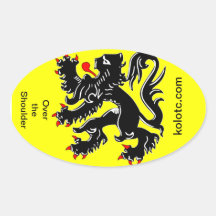Over the Shoulder-kolotc.com Team Sticker
