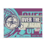 Over the Top Hiking Tshirts and Gifts Postcards