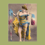 Over the Top Patriotic Postcard