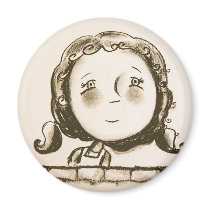 Over the Wall magnets by PosieRose Over the Wall magnets