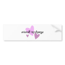 Overall In-Charge bumper stickers