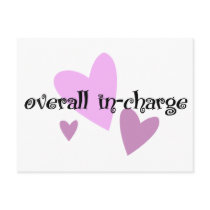 Overall In-Charge postcards