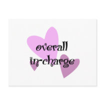 Overall In-Charge postcards