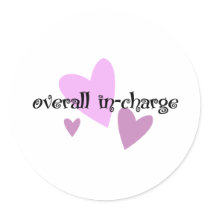 Overall In-Charge stickers