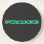 Overclocked green coaster