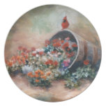 Overflowing Cardinal Plate