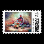 Overflowing Postage stamps