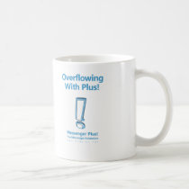 Overflowing With Plus! mugs
