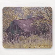 Overgrown Abandoned Shed mousepads by JimCherryPix Overgrown Abandoned Shed mousepads