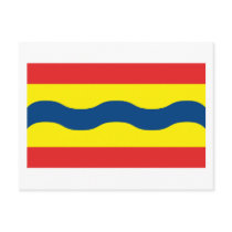 Overijssel  Flag Postcard