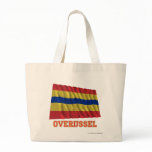 Overijssel Waving Flag with Name Tote Bag
