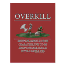 Overkill Fantasy (de)Motivator Post Cards