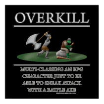 Overkill Fantasy (de)Motivator posters