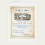 Overland Mail Route to CA 1866 (1257A) -Unrestored cards