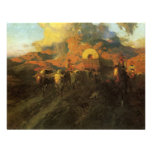Overland Trail by Johnson, Vintage American West Custom Invitation