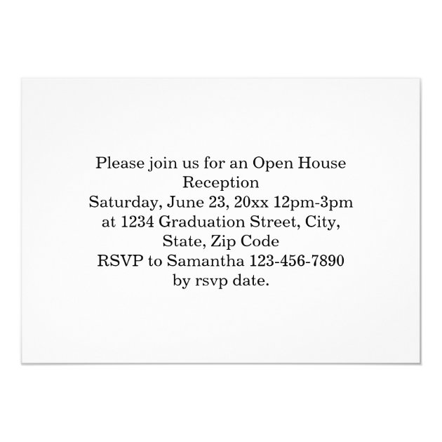 Overlay Elegant Photo Graduation Announcement