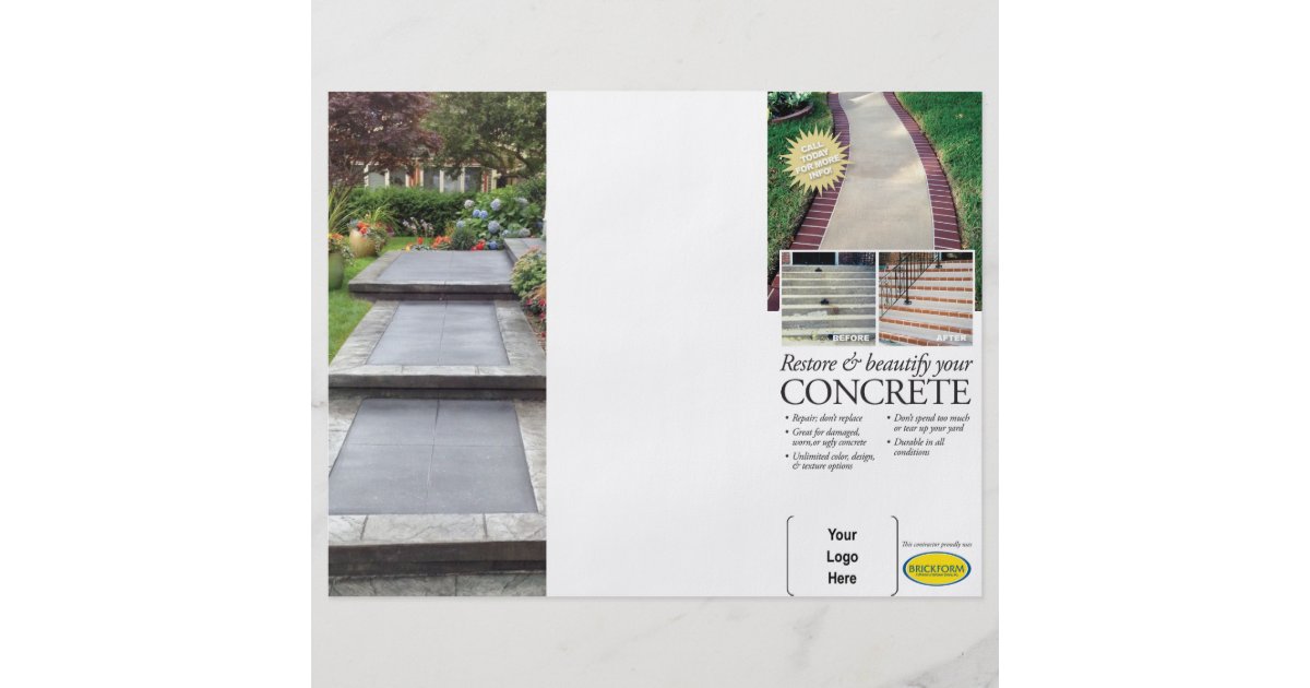 Overlay & Restoration Brochure Zazzle