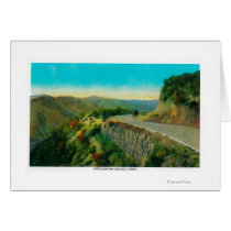 Overlooking Castaic CreekRidge Route, CA Cards