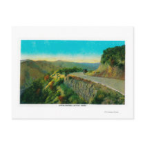 Overlooking Castaic CreekRidge Route, CA Post Cards