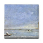 Overlooking The Lagoon With The Tower Of Malghera magnets