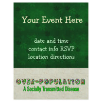 Overpopulation is an STD Flyer