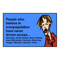 overpopulation myth posters