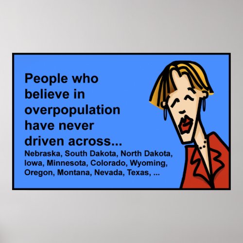 overpopulation myth print