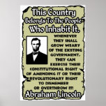 Overthrow The Government posters