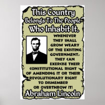 Overthrow The Government Posters