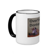 Overtime Donkey Logo Mug by TeaIsMyDelight Overtime Donkey Logo Mug