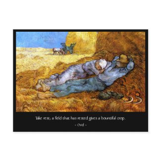 Vincent van Gogh: Noon Rest from Work