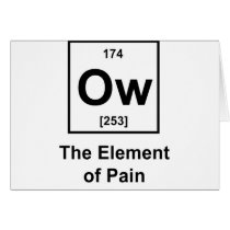 Ow, The Element of Pain Cards
