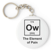 Ow, The Element of Pain Keychain
