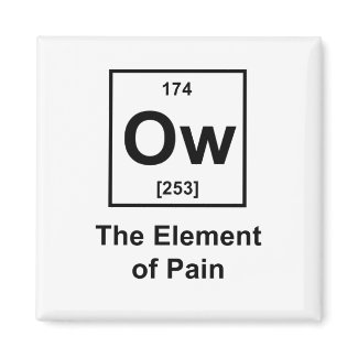 Ow, The Element of Pain Fridge Magnets
