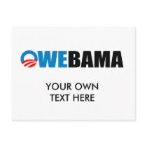 OWEBAMA POSTCARD