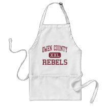 Owen County - Rebels - High - Owenton Kentucky aprons by customteamsportswear Owen County - Rebels - High - Owenton Kentucky aprons