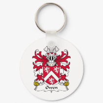 Owen Family Crest keychains by coatsofarms Owen Family Crest keychains