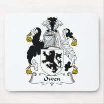 Owen Family Crest mousepads by coatsofarms Owen Family Crest mousepads