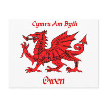 Owen Welsh Dragon postcards