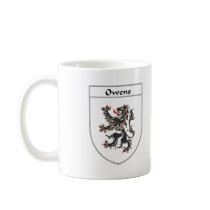 Owens Coat of Arms/Family Crest mugs