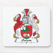 Owens Family Crest mousepads by coatsofarms Owens Family Crest mousepads