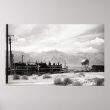 Owenyo, California in October 1954 Poster